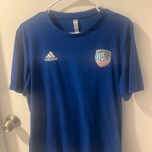 Adidas Kids Royal Blue Soccer Jersey